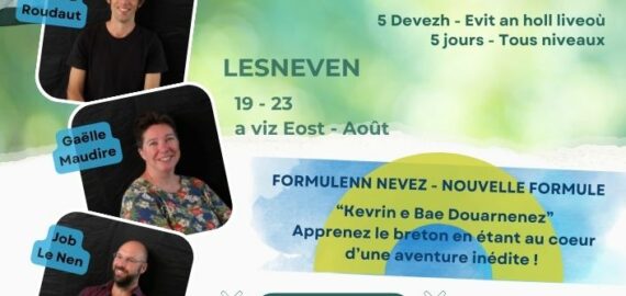 Staj 5 devezh e Lesneven – Stage de 5 jours à Lesneven
